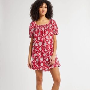 Mille Jane Dress is Red Zinnia NEW XXS